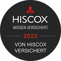 Siegel: Hiscox Versicherung